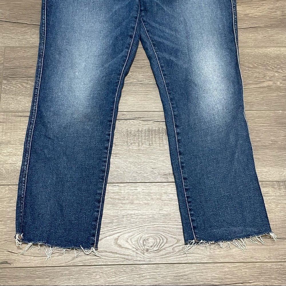 7 For All Mankind Luxe Vintage Edie Raw Hem Femme - Picture 3 of 9